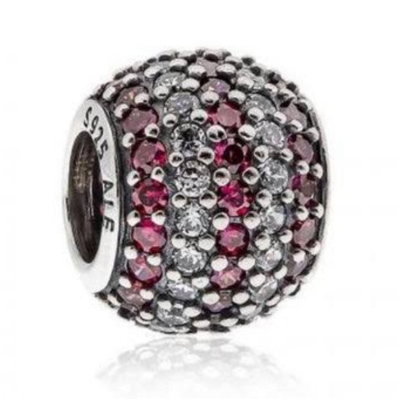 SOLD…AUTHENTIC PANDORA SS Bracelet with SS and 14k Gold Charms - Picture 12 of 15